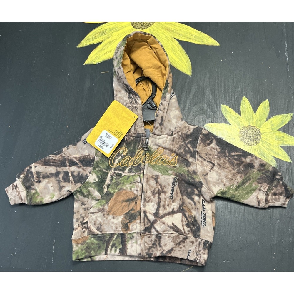 NWT Cabela's Infant Camoflage Hooded Sweatshirt